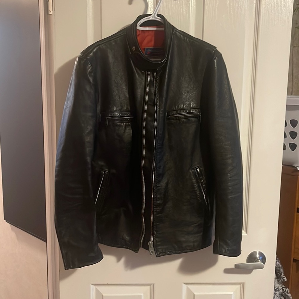 Vintage British Cycle Leathers Jacket